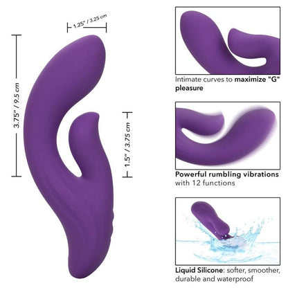 CALEXOTICS - STELLA DUAL PLEASER VIOLET