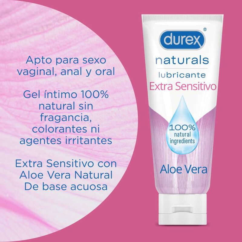 DUREX - LUBRICANTE NATURALS EXTRA SENSITIVO 100 ML