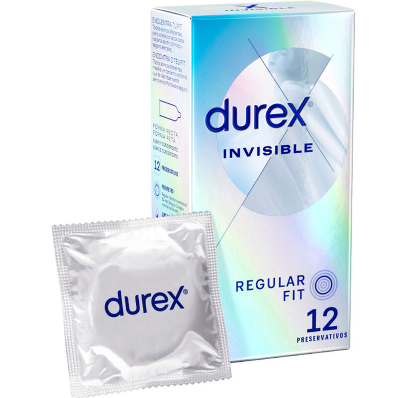 DUREX - INVISIBLE EXTRA FINO 12 UNIDADES