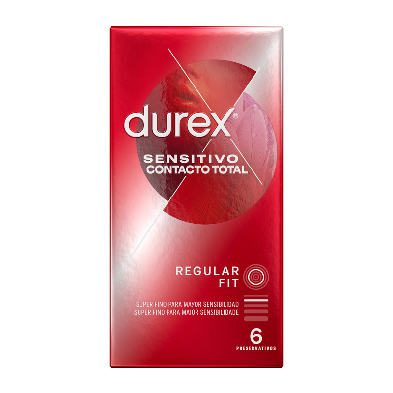 DUREX - LENTES DE CONTACTO SENSIBLES TOTAL 6 UNIDADES