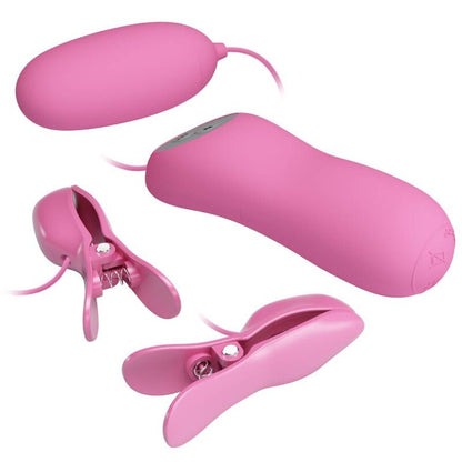 PRETTY LOVE - TWEEZERS WITH VIBRATION AND PINK ELETROSHOCK