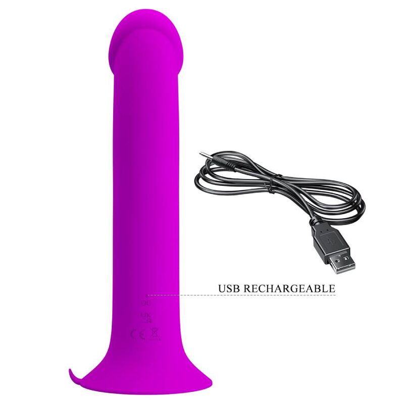 PRETTY LOVE - VIBRADOR MURRAY Y ESTIMULADOR DEL PUNTO G MORADO