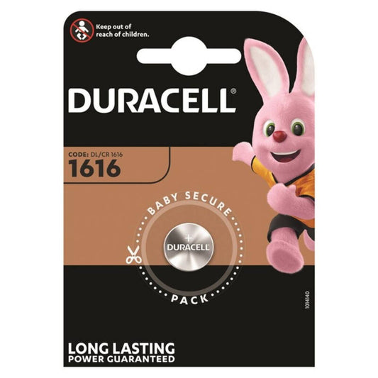 DURACELL - BUTTON BATTERY LITIO CR1616 3V 1 UNIT