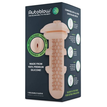 AUTOBLOW - FUNDA DE PIEL PARA VAGINA CON IA