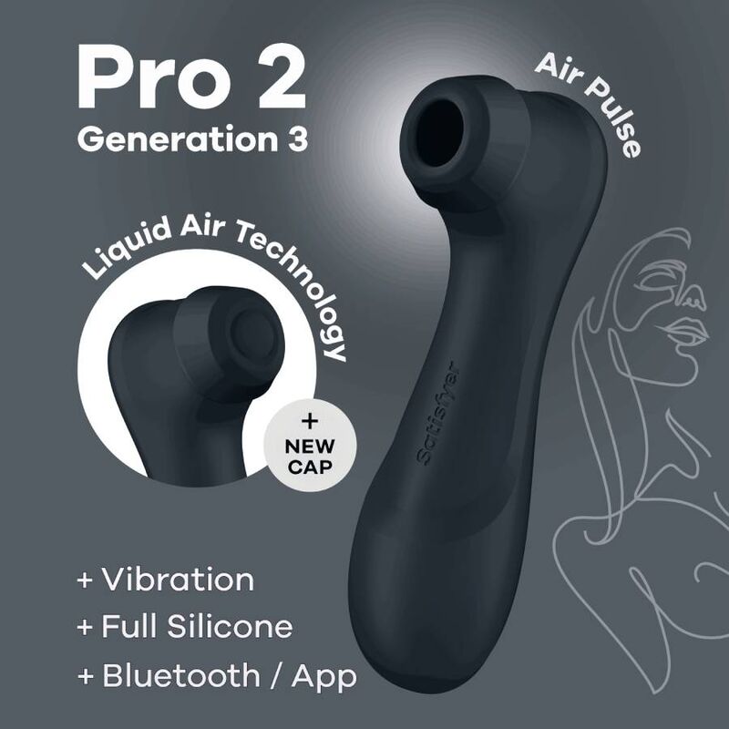 SATISFYER - PRO 2 GENERACIÓN 3 WINE RED BLUETOOTH & APP