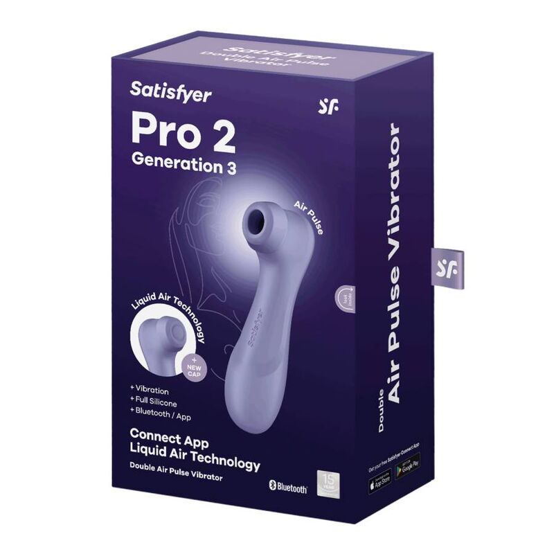 SATISFYER - PRO 2 GENERACIÓN 3 WINE RED BLUETOOTH & APP