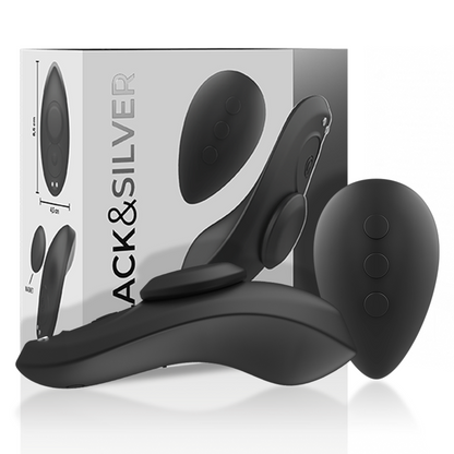 BLACK&amp;SILVER - PRESTON BRAGUITA VIBRADOR DE SILICONA RECARGABLE NEGRO