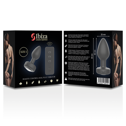 IBIZA - REMOTE CONTROL ANAL PLUG SIZE S