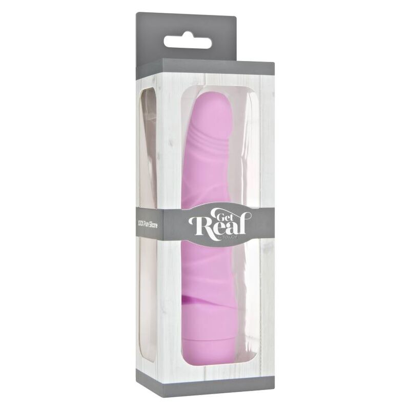 GET REAL - MINI VIBRADOR CLÁSICO SLIM ROSA