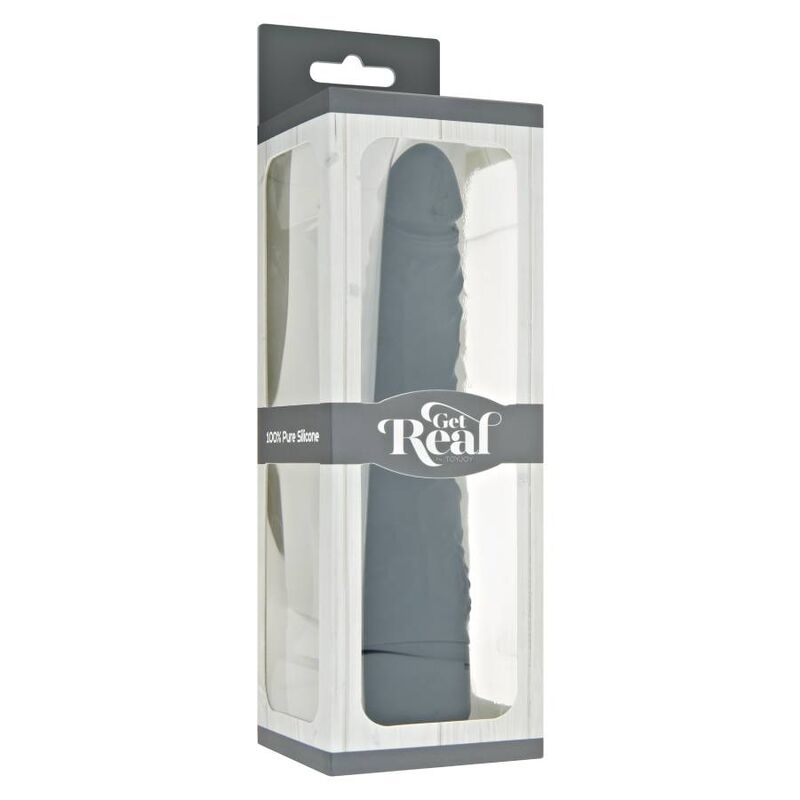 GET REAL - CLASSIC SLIM VIBRATOR BLACK