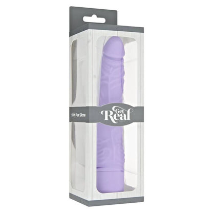 GET REAL - VIBRADOR CLÁSICO DELGADO PÚRPURA