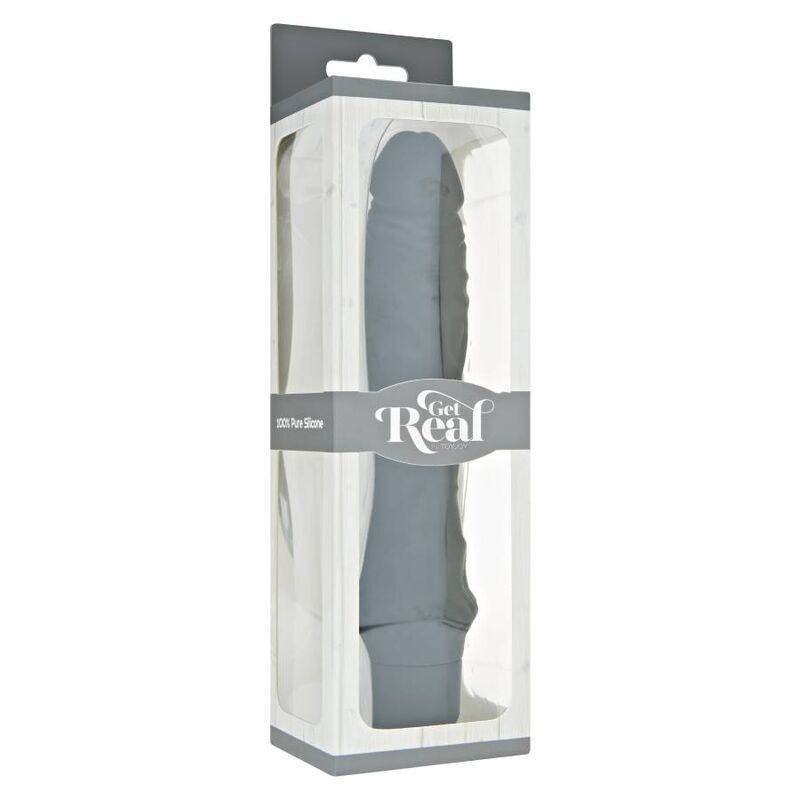 GET REAL - VIBRADOR CLÁSICO GRANDE NEGRO