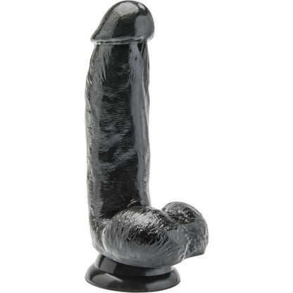 GET REAL - DILDO 12 CM AVEC COUILLES NOIRES