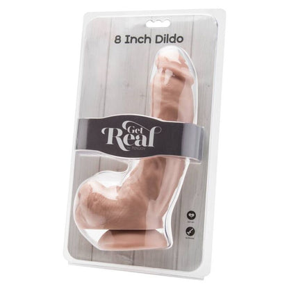 GET REAL - DILDO 20,5 CM AVEC PEAU DE COUILLES