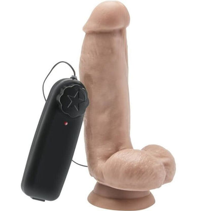 GET REAL - DILDO 12 CM WITH BALLS VIBRATOR SKIN