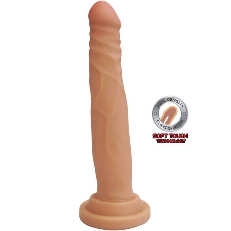 GET REAL - DONG DE DOBLE DENSIDAD PIEL DE 19 CM