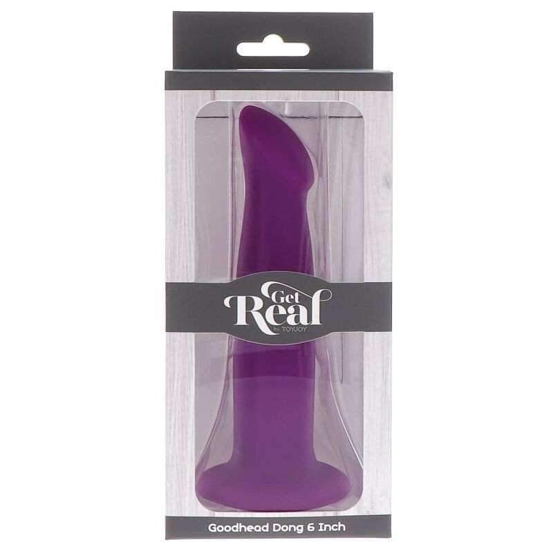 GET REAL - DONG GOODHEAD 12 CM VIOLET