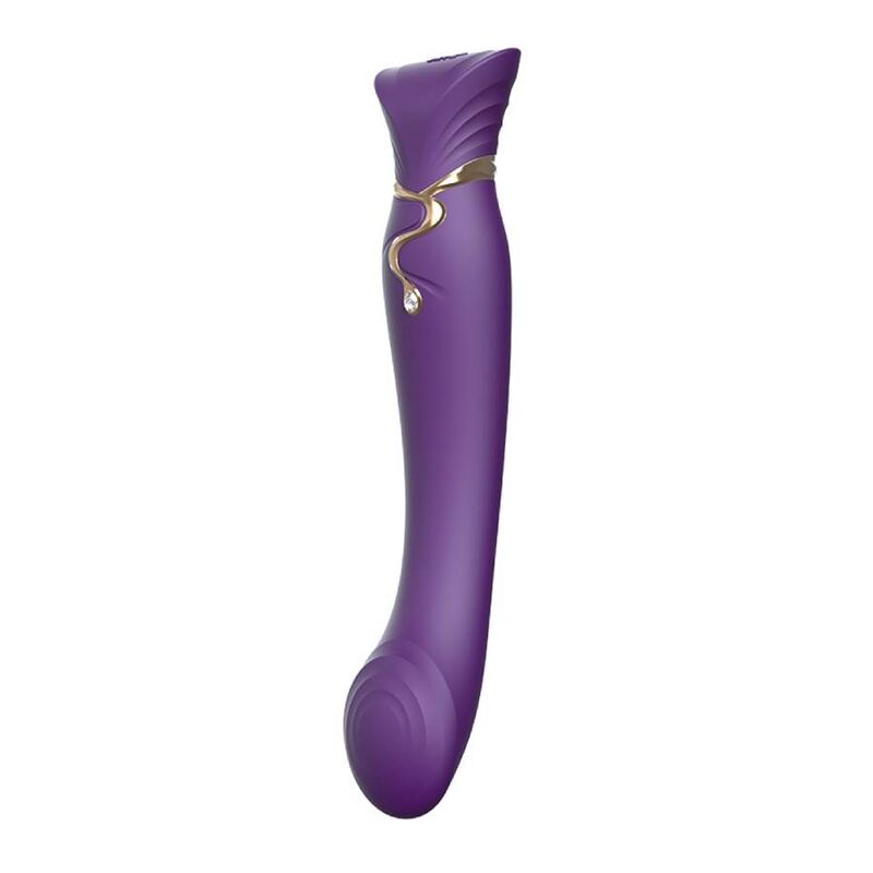 ZALO - SET QUEEN PULSE WAVE ESTIMULADOR DE CLÍTORIS MORADO