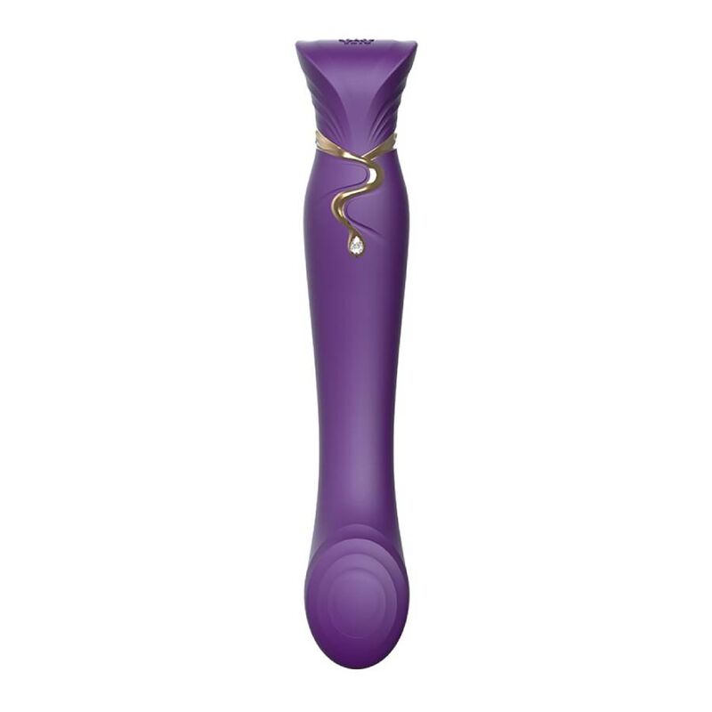 ZALO - SET QUEEN PULSE WAVE ESTIMULADOR DE CLÍTORIS MORADO