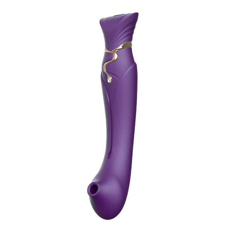 ZALO - SET QUEEN PULSE WAVE ESTIMULADOR DE CLÍTORIS MORADO