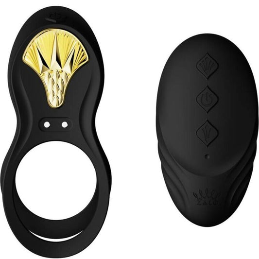 ZALO - BAYEK ANILLO VIBRADOR PARA PAREJAS NEGRO