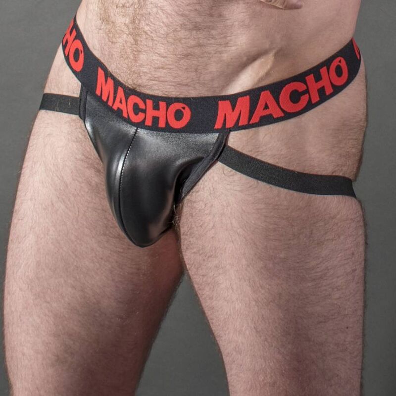 MACHO - MX25RC JOCK RED LEATHER S