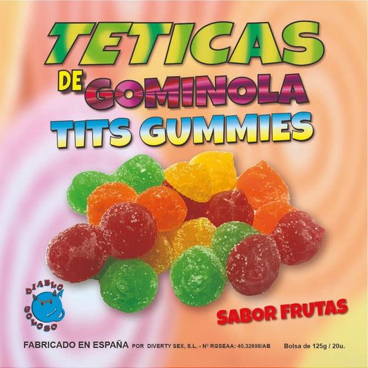 DIABLO GOLOSO - TÉTINES GÉLULES AU SUCRE ASSORTIES