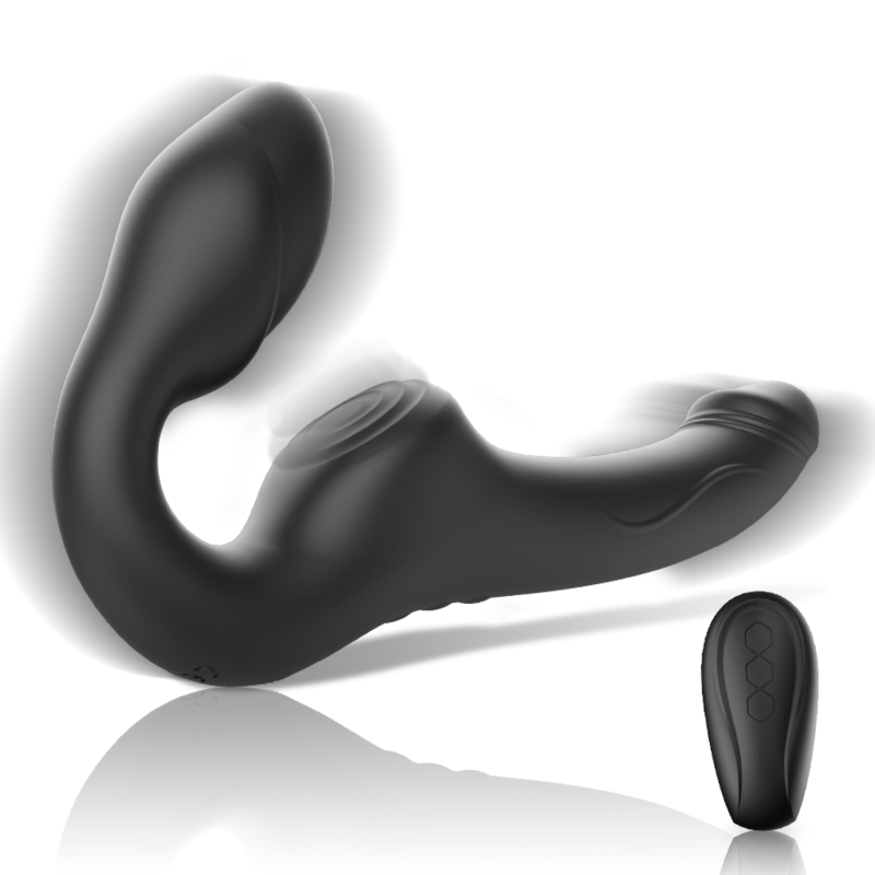 IBIZA - STRAPLESS VIBRATOR WITH REMOTE CONTROL PUSH BUTTON