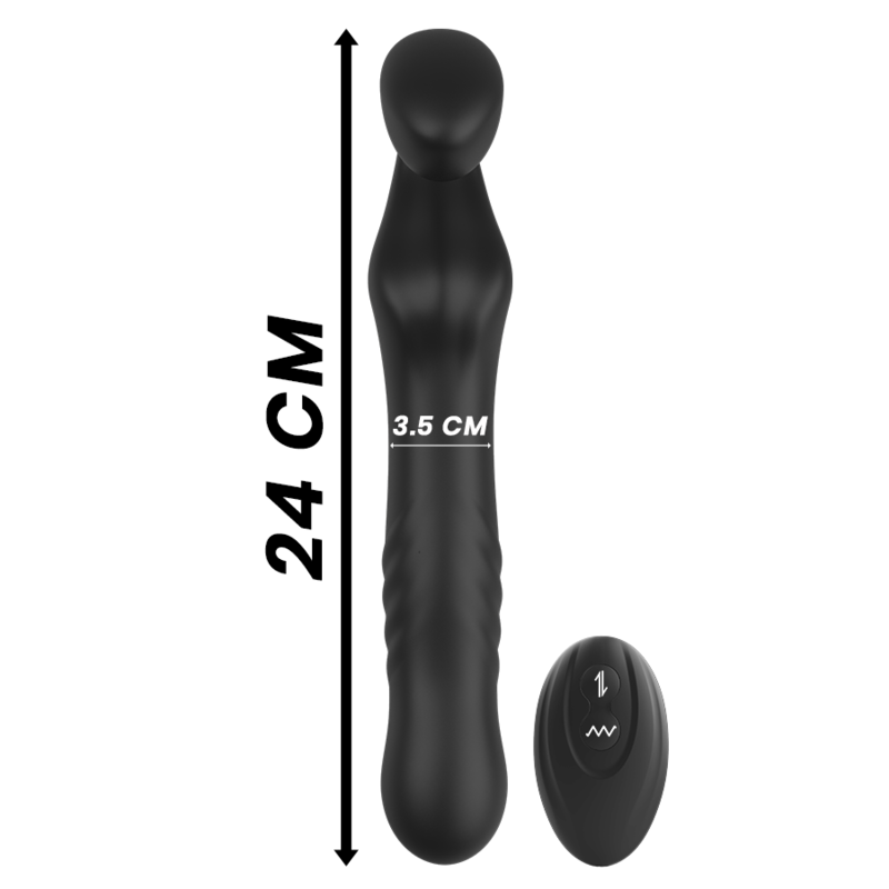 IBIZA - REMOTE CONTROL STRAPLESS VIBRATOR