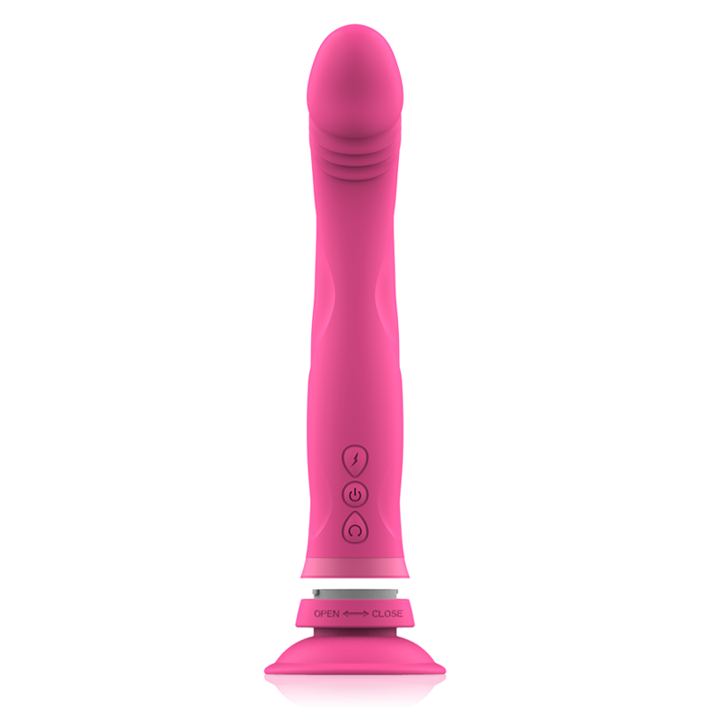 INTENSE - DILDO VIBRADOR DE SILICONA ROSA MICHELANGELO