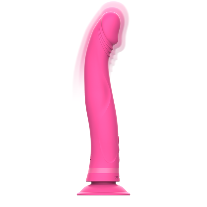 INTENSE - DILDO VIBRADOR DE SILICONA ROSA MICHELANGELO