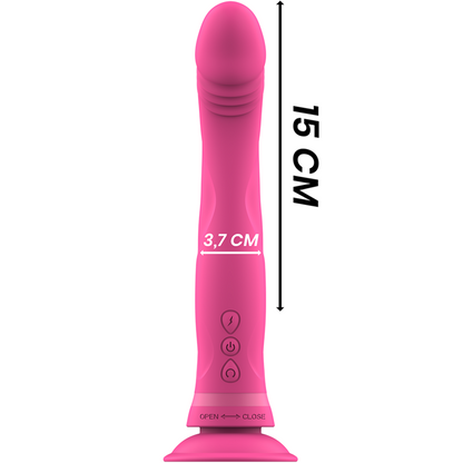 INTENSE - GODE VIBRANT EN SILICONE ROSE MICHELANGELO