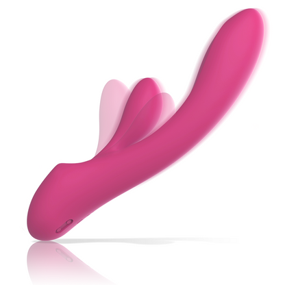 INTENSE - VIBRADOR LUIGI RABBIT SILICONA LÍQUIDA ROSA