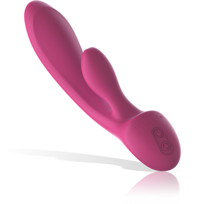 INTENSE - VIBRADOR LUIGI RABBIT SILICONA LÍQUIDA ROSA