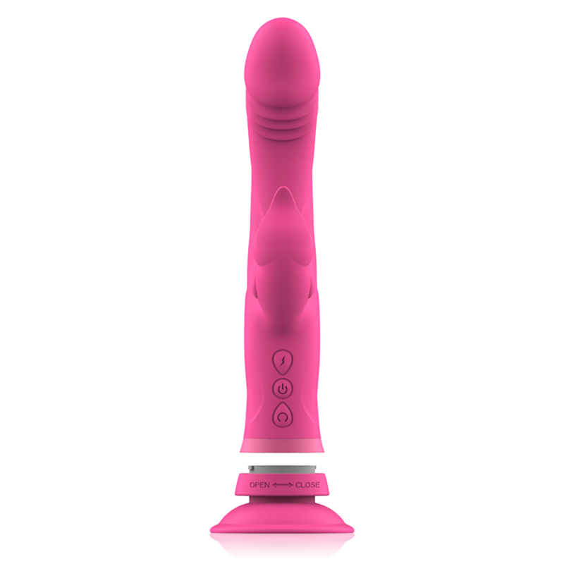 INTENSE - JULIO RABBIT VIBRATOR PINK SILICONE