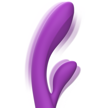 INTENSE - VIBRATEUR LAPIN EN SILICONE LIQUIDE LUIGI VIOLET