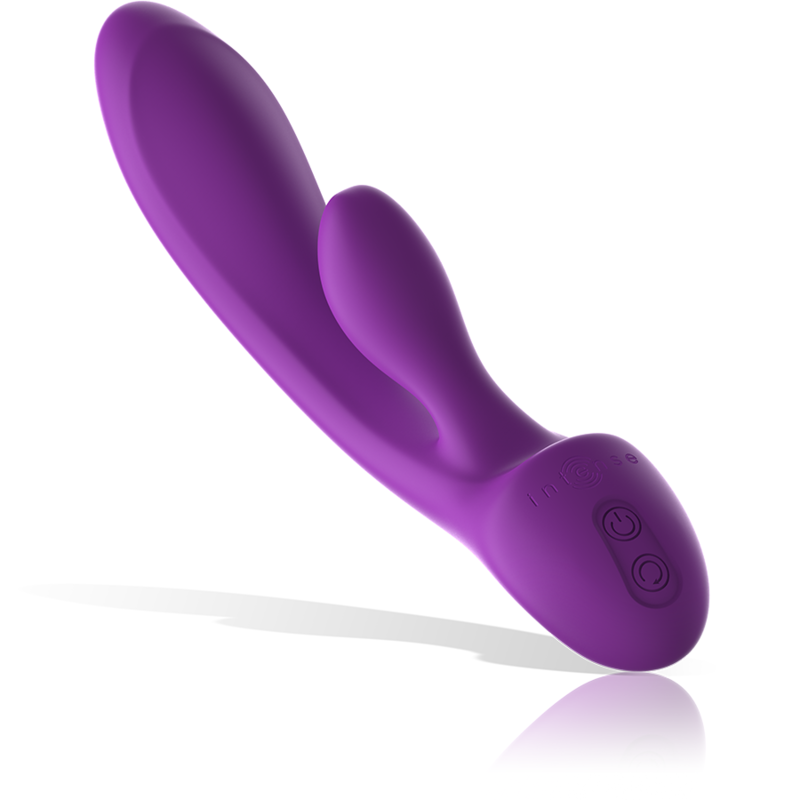 INTENSE - VIBRATEUR LAPIN EN SILICONE LIQUIDE LUIGI VIOLET