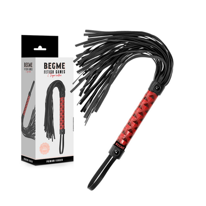 BEGME - FLOGGER DE CUERO VEGANO EDICIÓN ROJA