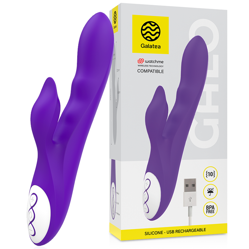 GALATEA - GALO LILAC VIBRATOR COMPATIBLE WITH WATCHME WIRELESS TECHNOLOGY