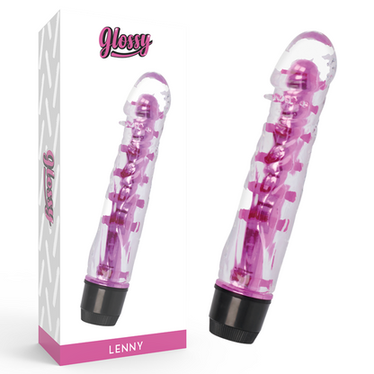 GLOSSY - LENNY VIBRATOR PINK