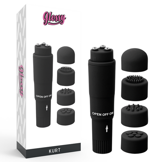 GLOSSY - MASSEUR POCKET KURT NOIR
