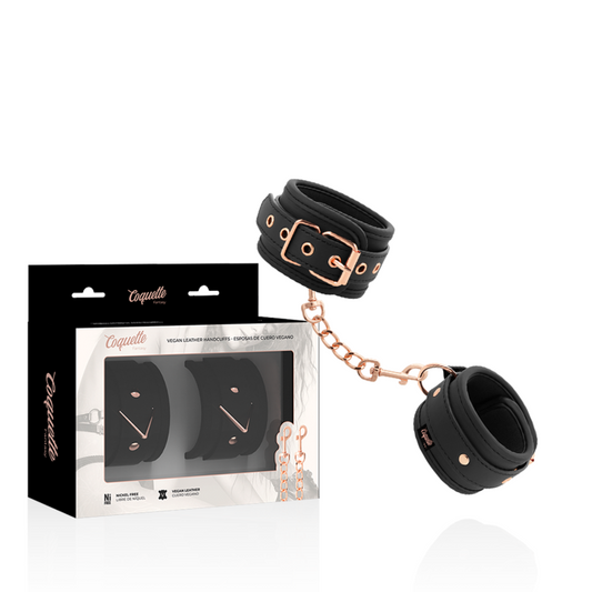 COQUETTE CHIC DESIRE - FANTASY VEGAN LEATHER HANDCUFFS