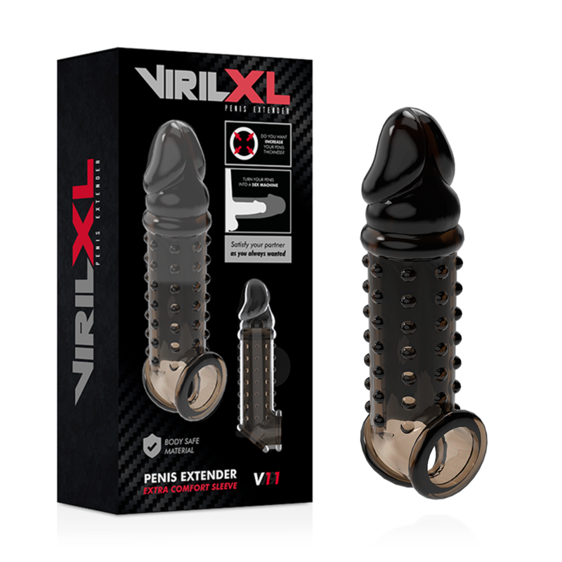 VIRILXL - PENIS EXTENSION AND SHEATH V11 BLACK