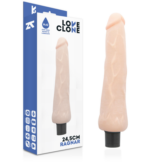 LOVECLONE - RAGNAR REALISTIC VIBRATOR SELF LUBRICATION 24.5 CM -O- 3.5 CM