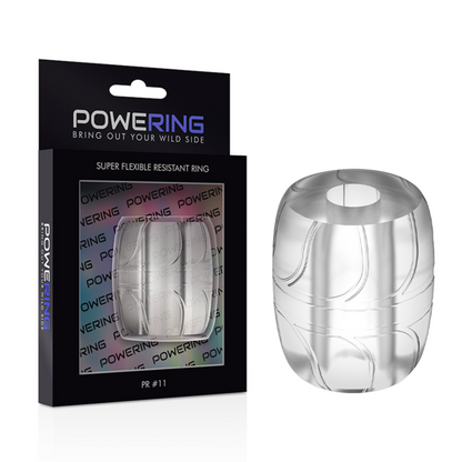 POWERING - ANNEAU PÉNIS SUPER FLEXIBLE ET RÉSISTANT 5 CM PR11 TRANSPARENT