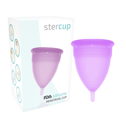 STERCUP - COUPE MENSTRUELLE EN SILICONE FDA VIOLET - TAILLE L