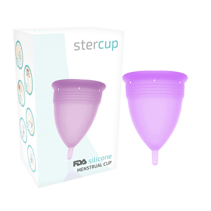 STERCUP - COPA MENSTRUAL DE SILICONA FDA VIOLETA - TALLA S