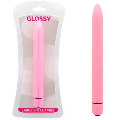 GLOSSY - VIBRATEUR ROSE FIN