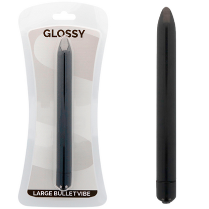 GLOSSY - VIBRATEUR MINCE NOIR