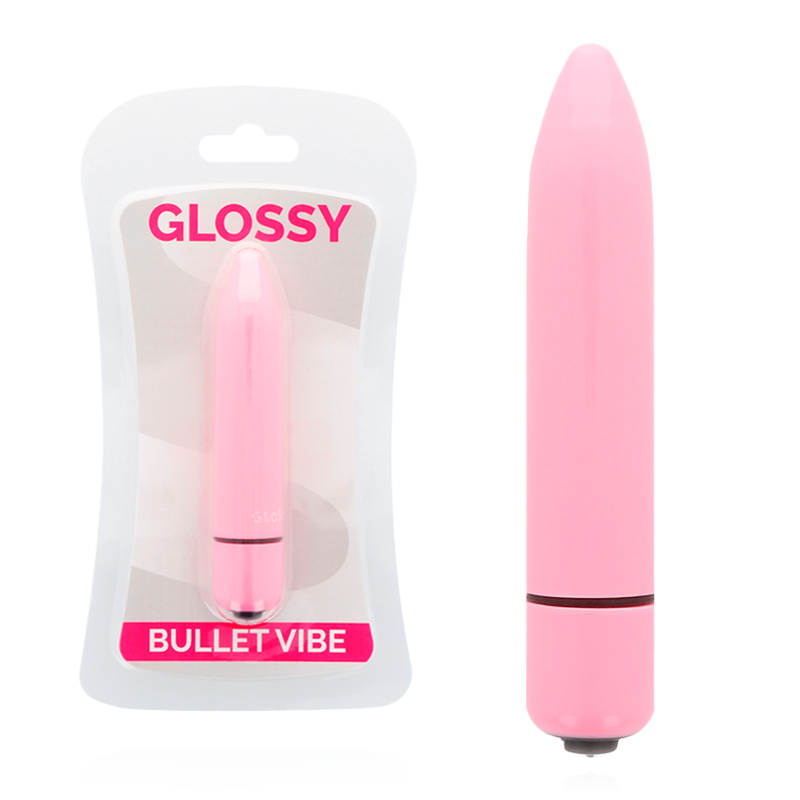 GLOSSY - VIBRATEUR FIN ROSE INTENSE